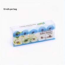 10 Rolls Miniature Paper Towel, Mixed Color, Paper Material, Removable Roll Paper Props Model For Dollhouse Miniature Home Scene DIY Small Parts - Multicolor - View 13