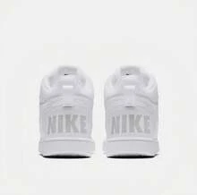 Nike COURT BOROUGH MID Older Kids' Casual Sports Sneakers - White - View 7