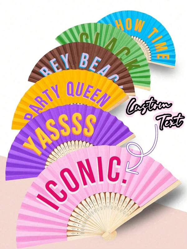 Abanicos de boda personalizados con el nombre LOGO, abanico rave para hombres/mujeres, ventilador YSS, concierto Merch, fanático clásico DIY, decorativo de alta Custom personalizada, elegante, exquisita personalizada personalizada única, regalos ideales para ella, novio, novia, papá, familia, mamá, amigos, mascotas, hijo, estudiantes escolares, hija, trabajadores para aniversarios, para el Día de San Valentín, cumpleaños, Día Nacional, casa de graduación, día del Padre para la escuela, escuela secundaria, secundaria secundaria para estudiantes, universidad, preparatoria, regreso a clases, clases