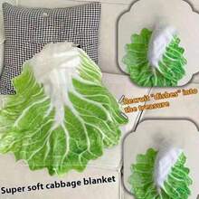 285 GSM Soft Flannel Corn Tortilla Baby Blanket, Perfect Fun Gift For Baby Showers, Imitation Cabbage Flannel Blanket For Baby Fun Photography Blanket Flannel Blanket! - Yellow - View 11