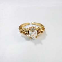 1 pièce Bague anneau de pigeon œuf diamant éclat style ancien rempli d'étoiles point foré brossé tempérament