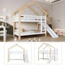 Kids Bed Frames, Headboards & Footboards - White + Solid Wood+MDF + 90cm*200cm - View 6