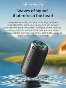 ZEALOT M2 10W 卡拉OK无线音箱,蓝牙音箱,1800mAh 长效电池,长达8小时播放时间,RGB灯光,兼容智能手机/平板电脑/电视。支持SD卡/USB/AUX输入,具备配对功能,适用于汽车、户外、露营、派对等场合。 - 均碼 - 查看 7