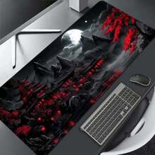 Bai Yue Gu Lou Extra Large Mouse Pad, Gaming Desk Mat, Big Size Keyboard Pad, Washable, Anti-Slip Rubber Base, Locked Edges, Gift Mouse Pad, Desktop Protector, Study Desk Mat, Multiple Sizes Available, Computer Keyboard Pad, Laptop Pad, School Supplies,Back To School