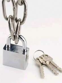 Motorcycle Lock: Extended And Thickened Stainless Steel Chain, High-Strength Anti-Theft Chain Lock, Available In Three Lengths Of 2/3/4 Feet. It Has A Wide Range Of Uses, Suitable For Bicycle Locks, Motorcycle Locks, Yacht Locks, Fishing Boat Locks, Door Locks, Fence Locks, Gate Locks And Student Dormitory Locks.