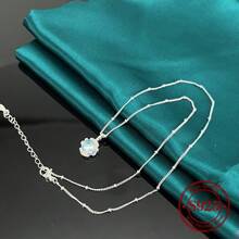 925 Pure Silver, Mermaid Tear Necklace, Women's Pendant, Simple Accessories, Hypoallergenic, Perfect Valentine's Day Gift, Anniversary Gift, Send Girlfriend, Send Friend, Have An Exquisite Gift Set