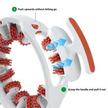 Soulyis Cellulite Manual Push-Pull Roller - Thigh, Calf, Waist Push-Pull - Deep Tissue Pain Relief, Body Sculpting, Anti-Inflammation And Fast Recovery, Pilates Equipment - màu xanh lá - Xem 9