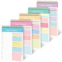 OVLOOK Customized Student Planner/Daily Time Management Spiral Notebook, A5 Size School Supplies,Back To School