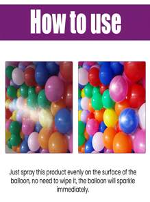OUHOE Balloon Gloss Spray, Which Enhances The Atmosphere Of The Balloon And Has A Long-Lasting Effect, Creating A Textured High-Gloss Spray High Gloss Balloon Spray Enhances The Shine Of The Balloon And The Effect Is Long-Lasting, Creating An Atmosphere Of High-Gloss Spray Father's Day Gifts