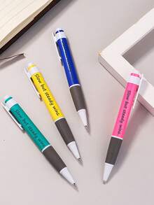 1 件/5 件/10 件/30 件定制按钮圆珠笔，返校用品，学校用品，教室用品，可定制文字、姓名，送给朋友、老师、学生、同学、同事、员工的礼物