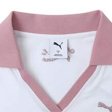 Puma 女款“All In Good Time”翻领针织短袖T恤 69277402 - 白色 - 查看 3