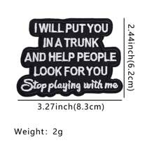 Embroidered Fabric Patches, Cute Sew-On Decorative Appliques For DIY Clothing Accessories