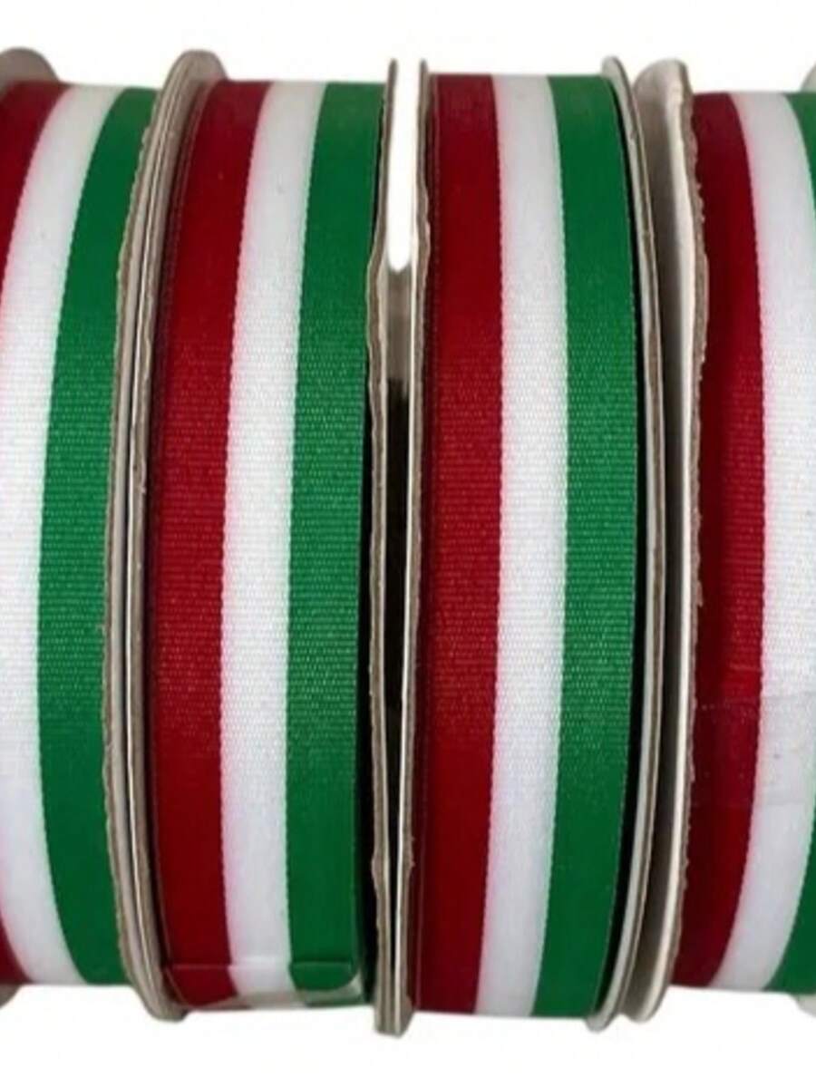 Listón Popotillo Tricolor #3 - Multicolor - Ver 1