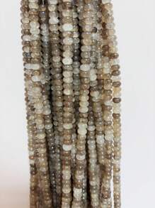 50/100pcs 5mm X 8mm Imitation Jade, Agate, Abacus Beads, Loose Beads, Wheel Beads, Spacer Beads For DIY Jewelry Making, Bracelets, Keychains, Necklaces, Crafts Decoration, Colorful Beads Material To Inspire Your Creative Designs