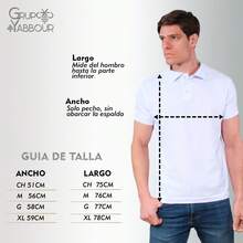 Polo Open para Caballero – Corte Recto | Alta Durabilidad y Confort - Azul - Ver 4