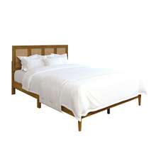 Home Design Skokie Platform Bed - Brown - View 4