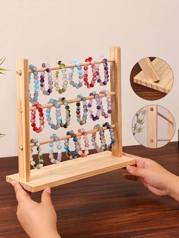 1pc Vertical Jewelry Stand Organizer, Desktop Jewelry Display Holder For Necklaces, Bracelets, Beaded Jewelry, Handmade Crafts And Pendants. Suitable For Jewelry Stores And Home Use, 2-Tier/3-Tier/4-Tier