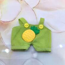 仅限服装 - 畅销 17 厘米毛绒娃娃第一代/第二代/第三代 Labobo 服装，10 厘米名人毛绒娃娃服装，适合 的可爱水果吊带裤 - 彩色 - 查看 6