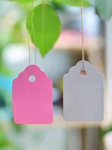 100pcs, Waterproof Plastic Hanging Sign Gardening Marker Label Hanging Tag Waterproof Succulent Label - Multicolor - View 9