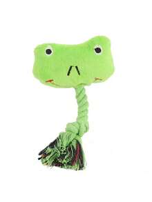 2/4/6/8 件卡通狗玩具，适合小型犬品种 - 耐用、互动且皱巴巴的宠物玩具套装，适合喜欢咀嚼的宠物，带铃铛的拔河宠物玩具 - 彩色 - 查看 15