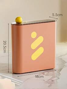 1pc Customized Facial Mask Storage Box, Home Refrigerator Storage Box With Lid, Countertop Organizer Bin, Vanity Makeup Skincare Mask Storage Container - one-size - View 12