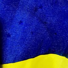 vestido para niñas con moño dulce con estilo de lentejuela - azul/naranja/amarillo - Ver 5