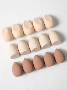 15pcs Makeup Sponge Blender, Random Gourd Shape & Color, Suitable For All Skin Types, Makeup Tools,Makeup,Cheap,Room Decor,Vanity,Travel,Bedroom,Makeup Accessories,Puff,Makeup Blender,Powder Puff,Makeup Sponge