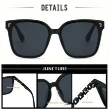 JUNCTURE نظارات مستقطبة للنساء ذات إطار كبير مربع الشكل، نظارات شمسية للنساء للاستخدام في الخارج، للحفلات الصيفية والقيادة والصيد، نظارات صيفية للنساء ذات شكل مربع