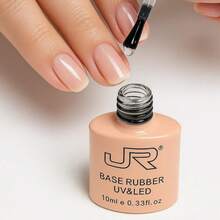 Base Rubber para Uñas, Base en Gel Rubber, Base Reforzada Rubber, JR Base Rubber, Rubber, Rubber JR, Ruber Transparente - transparente - Ver 1