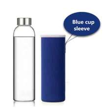 550ml Travel Car Shatterproof Hand Portable Glass Water New Arrival Worldwide Store - 藍色 - 查看 1