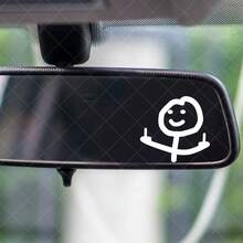 Miếng dán xe máy Smiling Little Man Vinyl chống thấm nước Mũ bảo hiểm xe máy Bình xăng Tấm ốp hông Trang trí - Một cỡ - Xem 5