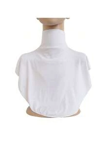 1件女士腈纶针织高领罩衫，时尚配饰，圣诞装饰连衣裙