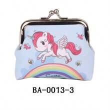 1pc 18-Inch American Girl Doll Wallet, Doll Handbag, Cute Floral, Unicorn, Lamb, Bear, Dinosaur Pattern Mini Wallet, Children's Toy Wallet, Best Birthday, Holiday, Halloween, Back To School Gift For Little Girls