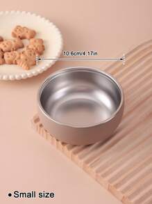 2PCS Personalized Customization Name Children Feeding Bowl With Silicone Sleeve Inner Stainless Steel Self Feeding Tableware Print On Demand Children Essentials