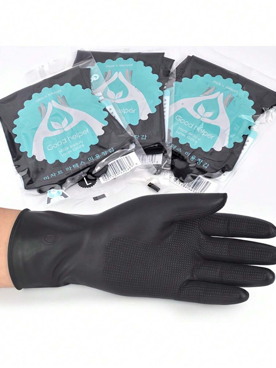 可重复使用的防水染发手套，耐用沙龙专业染发工具，返校，旅行度假必需品，女士发饰