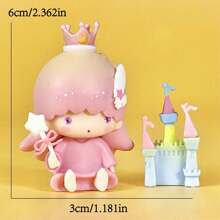 Sanrio Statuina decorativa di Hello Kitty di Sanrio, ornamento per auto, regalo di compleanno, decorazione a forma di gatto KT, decorazione. Giocattolo in confezione cieca, ornamento da scrivania fatto a mano per l'ufficio, ornamento per auto e regalo unico e creativo, in PVC fatto a mano, regalo per festival e compleanni [colore e stile casuali]