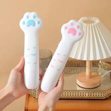 2/3pcs Stainless Steel Portable Tableware Fork Spoon Set With Cute Cat Claw Box - Durable, Easy-To-Clean, Ergonomic Coffee And Dessert Spoons For Home, Kitchen, And Restaurant Use With Adorable Cat-Shaped Design, Back To School