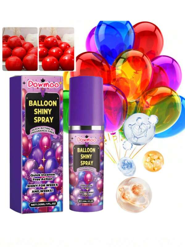 OUHOE Balloon Gloss Spray, Which Enhances The Atmosphere Of The Balloon And Has A Long-Lasting Effect, Creating A Textured High-Gloss Spray High Gloss Balloon Spray Enhances The Shine Of The Balloon And The Effect Is Long-Lasting, Creating An Atmosphere Of High-Gloss Spray Father's Day Gifts
