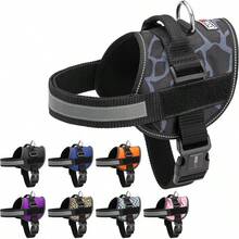 Dogline Dog Harness, Reflective No-Pull Adjustable Vest With Handle Walking, Training, Service Breathable No - Choke Harness Small, Medium Or Large Dogs Room Patches Girth 15 To 18 In RedChristmas BXJX - 長頸鹿灰 - 查看 1