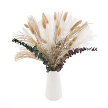 Ramo de 43 tallos de flores secas - Decoración rústica para el hogar, boda, centro de mesa, florero, manualidades, estética de granja, decoración de otoño, Halloween, otoño