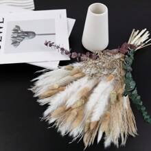 Ramo de 43 tallos de flores secas - Decoración rústica para el hogar, boda, centro de mesa, florero, manualidades, estética de granja, decoración de otoño, Halloween, otoño