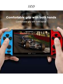 Consola portátil x7 plus con pantalla de 5.1 pulgadas hd, memoria de 32gb / juegos clásicos retro / ar82 - Multicolor - Ver 4