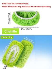 2/4/6/8PCS Green Reusable Mop Pads Refills Fit For - Washable Microfiber Wet And Dry Mop Pad Compatible With Sweeper Mops, Perfect For Surface And Hardwood Floor Cleaning(Mop Is NOT Included)
