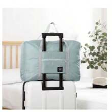 Bolsa De Viaje Plegable Para Aerolíneas, Bolsa De Mano Para Mujeres Y Niñas, Ligera, De Gran Capacidad, Deportiva, Viaje De Fin De Semana Durante La Noche - 綠色 - 查看 1