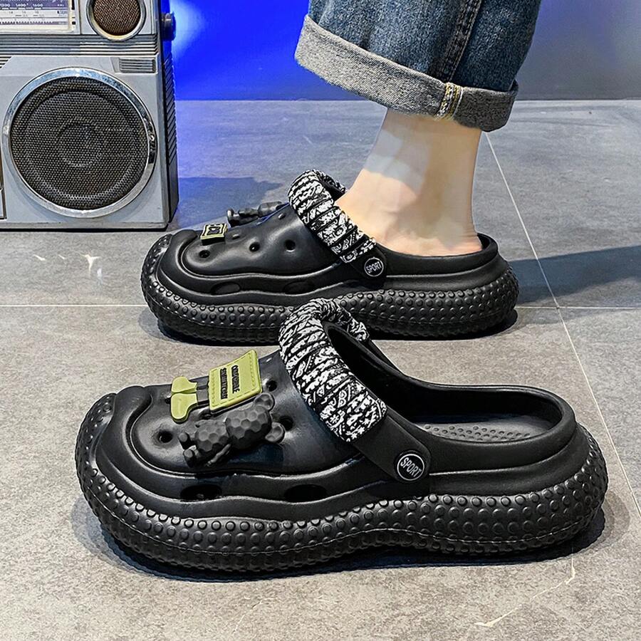 Men Sandals - Negro - Ver 1