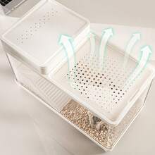 乌龟养殖缸造景家用鱼缸宠物爬台底排水专用箱