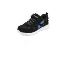 Skechers Zapatillas deportivas informales ligeras y transpirables con velcro para niños