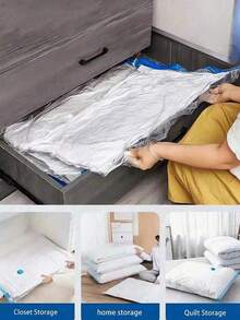 20pcs/1 Vacuum Seal Bags, Travel Accessories, Vacuum Bags, Travel Essentials, Vacuum Storage Bags, Travel Essentials, Storage Bags, Cruise Essentials, Organization Storage, Bedroom Vacuum Storage Bags, Space Saver For Clothing, Mattresses, Blankets, Duvets, Pillows, Quilts, Travel And Moving - Multicolor - View 5