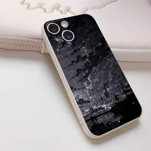 City Skyline Under Starry Night Cute Cartoon Protective Case For IPhone 16/15/14/13/12/11/X/XR/Xs/7/8/Plus/Pro/Pro Max, Scratch Resistant TPU, Ultra Thin Lightweight, Military Grade Protection, Perfect Summer Gift, With Camera Guard - Blue - View 5