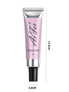 AiFer 1套软胶美甲贴纸，固体美甲胶，30克，需UV灯固化，固体可卸美甲胶，超强美甲胶，适用于亚克力美甲延长、假指甲、按压式美甲 - 無色 - 查看 11